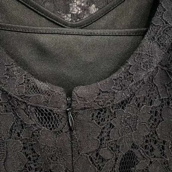 Jessica Simpson Lace Tier Pleat Ruffle Hem Size 4 - Picture 7 of 9